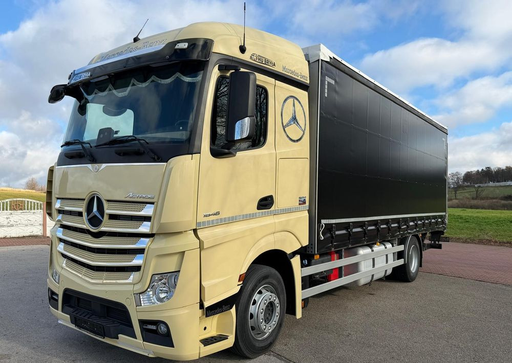 Mercedes-Benz ACTROS 1846 / FIRANKA / WINDA / 18 EUROPALET / AUTOMAT / Z NIEMIEC / 2019 / PRZEBIEG 370 TYŚ KM - Тентованный грузовик: фото 1 Mercedes-Benz ACTROS 1846 / FIRANKA / WINDA / 18 EUROPALET / AUTOMAT / Z NIEMIEC / 2019 / PRZEBIEG 370 TYŚ KM - Тентованный грузовик: фото 1