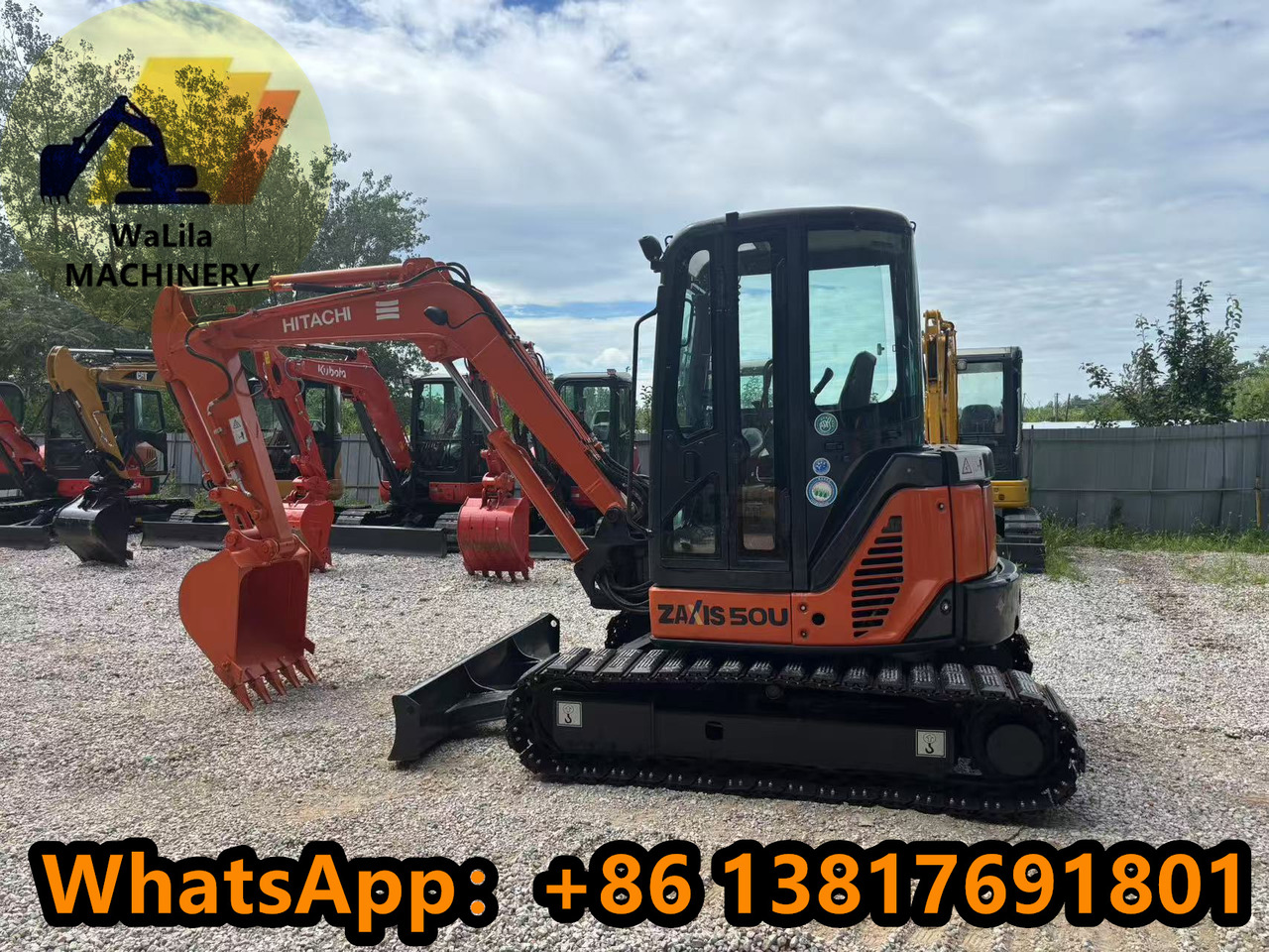 HITACHI ZX50US - Мини-экскаватор: фото 1 HITACHI ZX50US - Мини-экскаватор: фото 1