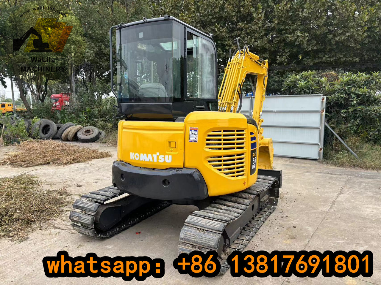 KOMATSU PC 55 MR-3 - Мини-экскаватор: фото 2 KOMATSU PC 55 MR-3 - Мини-экскаватор: фото 2