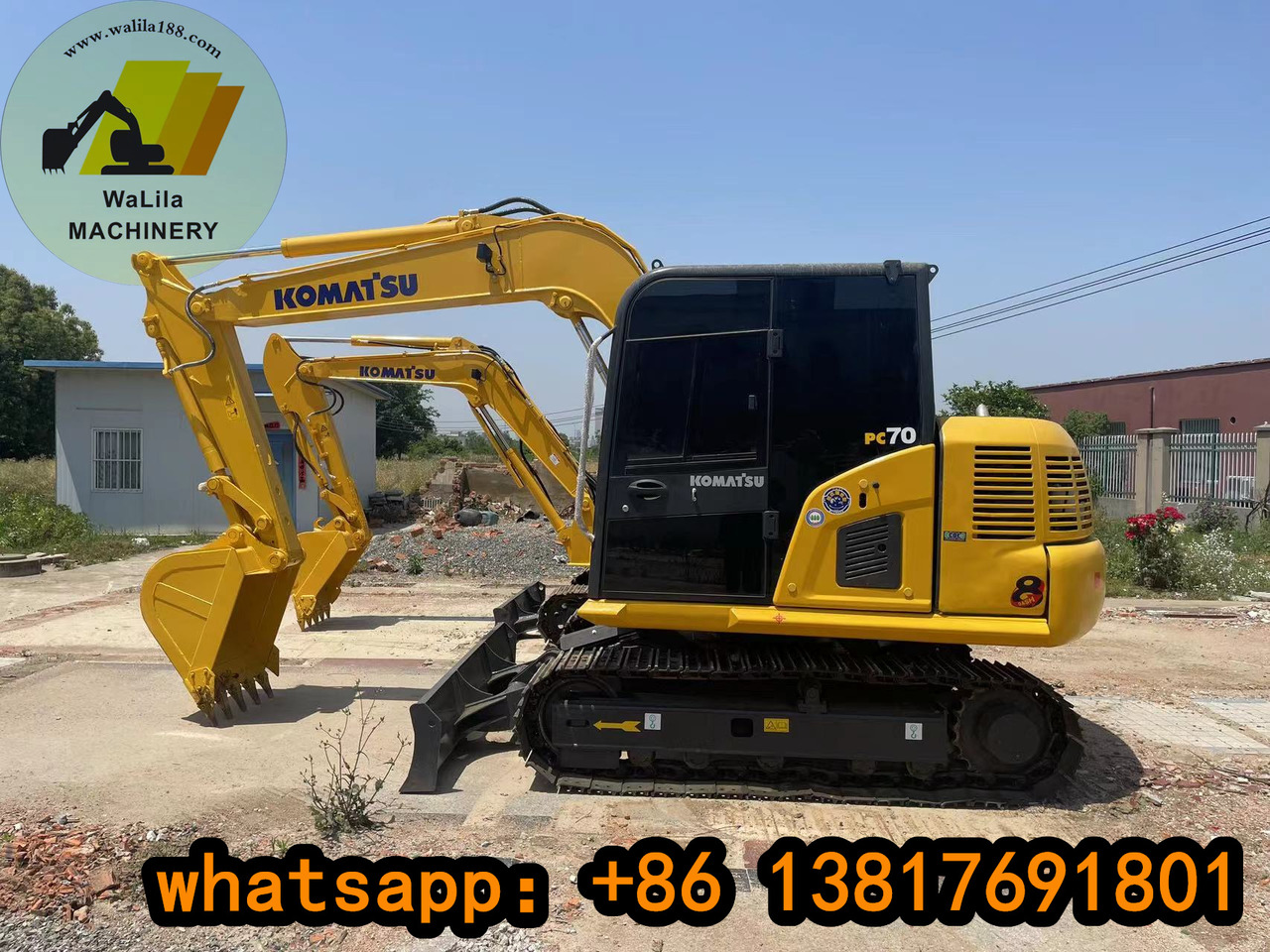 KOMATSU PC70-8 - Мини-экскаватор: фото 1 KOMATSU PC70-8 - Мини-экскаватор: фото 1