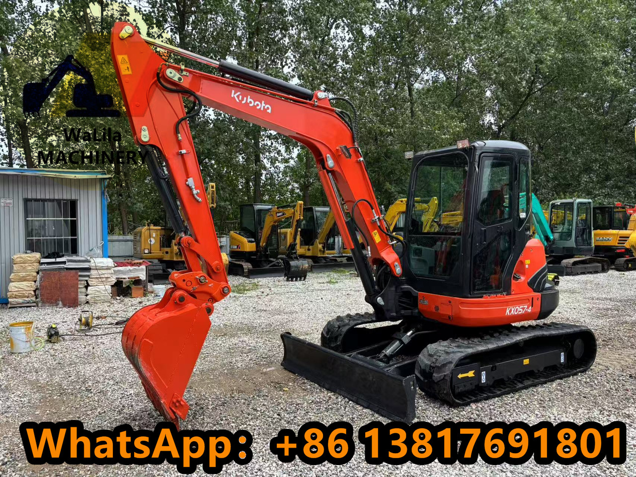 KUBOTA Kubota Kx057 rubber crawler excavator - Мини-экскаватор: фото 4 KUBOTA Kubota Kx057 rubber crawler excavator - Мини-экскаватор: фото 4