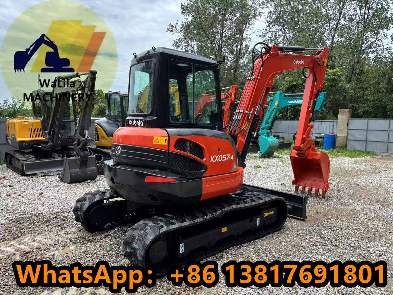 KUBOTA Kubota Kx057 rubber crawler excavator - Мини-экскаватор: фото 3 KUBOTA Kubota Kx057 rubber crawler excavator - Мини-экскаватор: фото 3