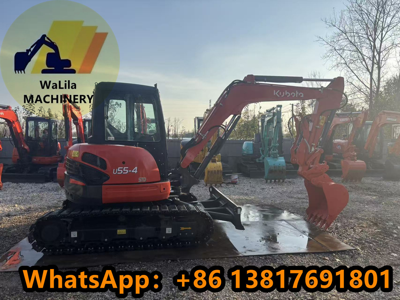 KUBOTA U55-4 - Мини-экскаватор: фото 1 KUBOTA U55-4 - Мини-экскаватор: фото 1