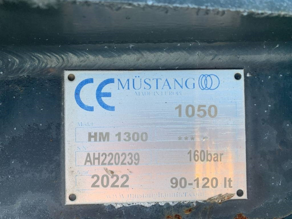 Mustang HM1300 - Гидромолот для Строительной техники: фото 3 Mustang HM1300 - Гидромолот для Строительной техники: фото 3