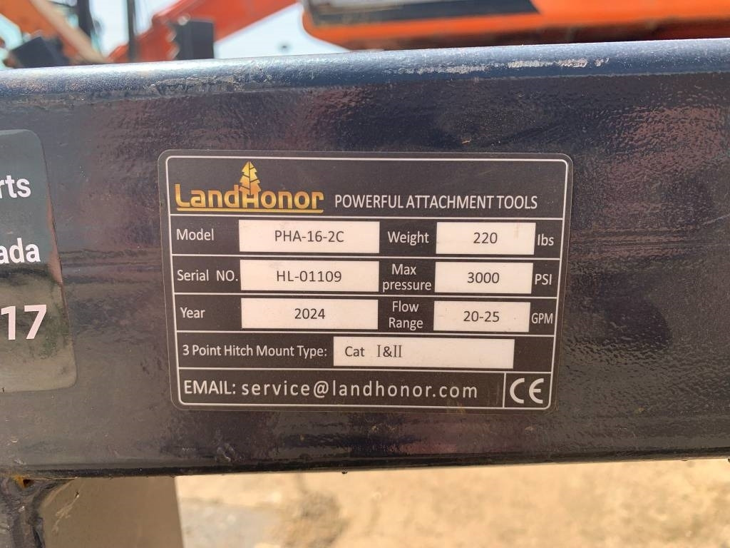 Landhonor PHA-16-2C - Навесное оборудование для Строительной техники: фото 3 Landhonor PHA-16-2C - Навесное оборудование для Строительной техники: фото 3