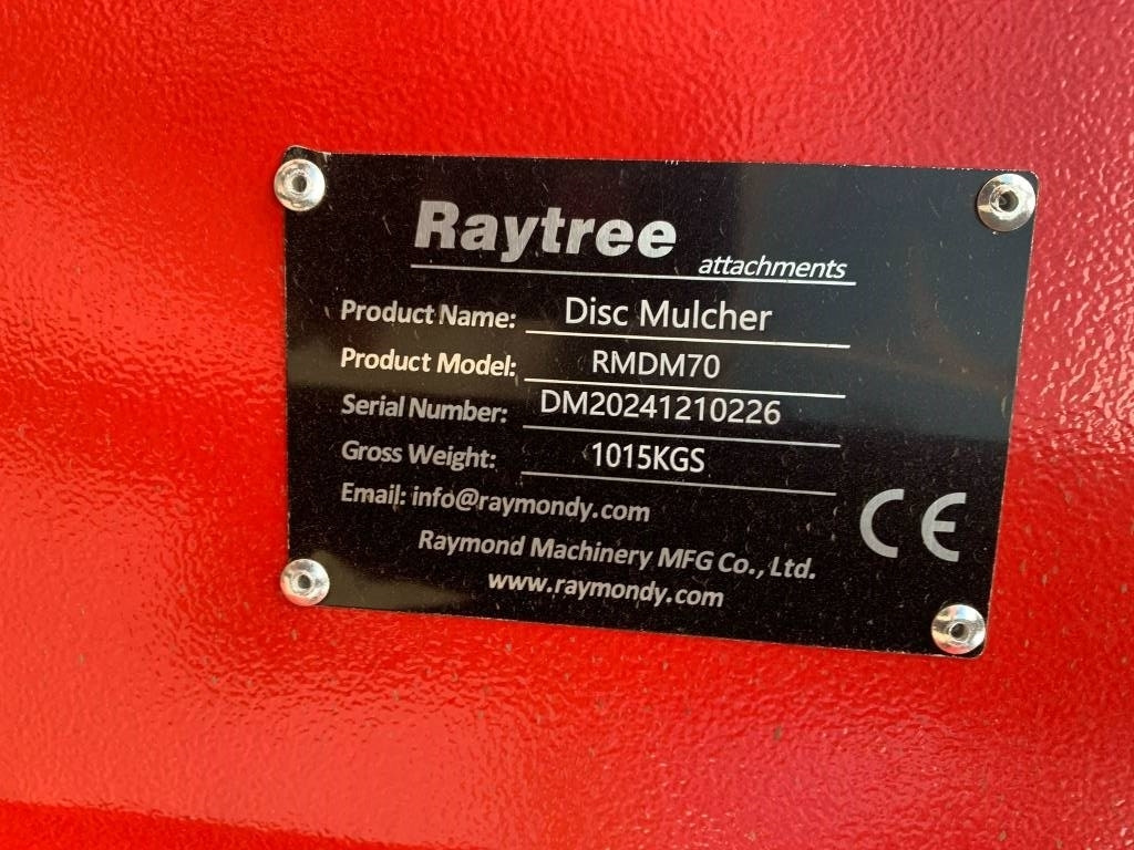 Raytree RMDM70 Mulcher - Лесной мульчер: фото 4 Raytree RMDM70 Mulcher - Лесной мульчер: фото 4