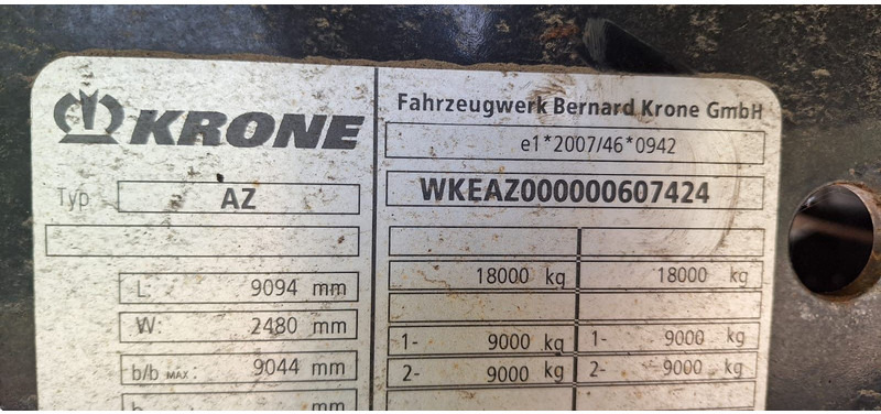 Krone BDF Wechselbrückenanhänger - Прицеп-контейнеровоз/ Сменный кузов: фото 4 Krone BDF Wechselbrückenanhänger - Прицеп-контейнеровоз/ Сменный кузов: фото 4