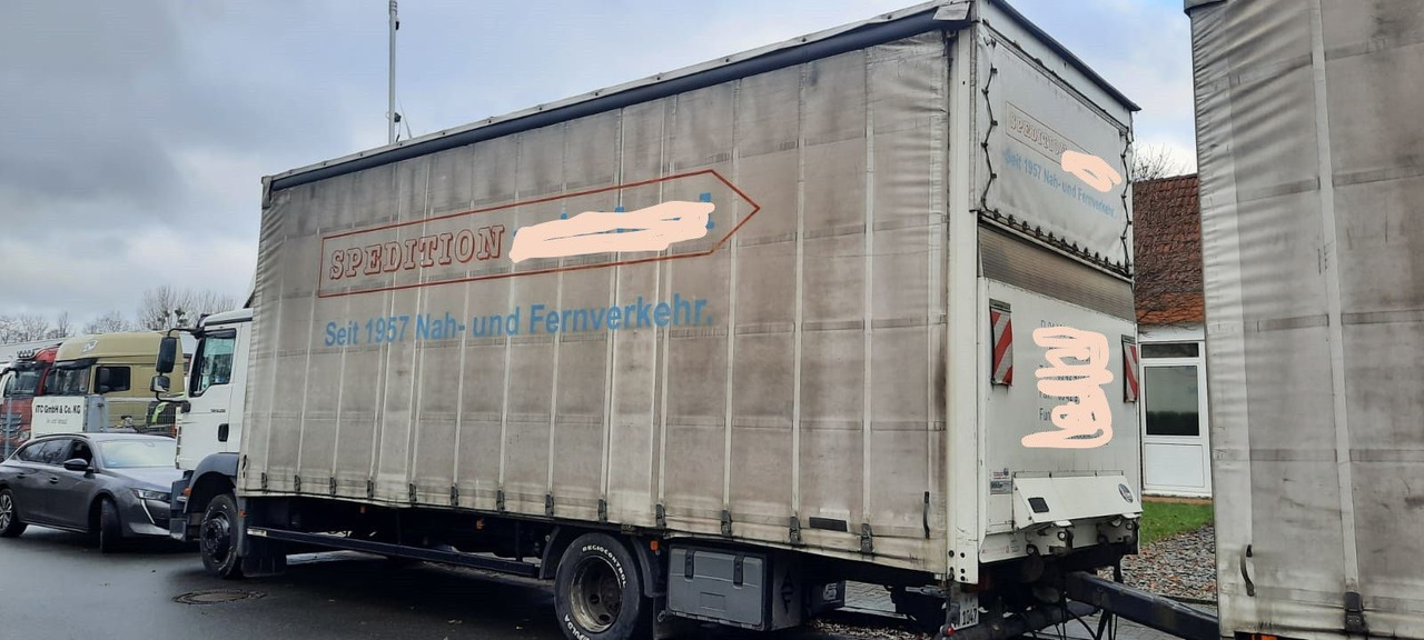 MAN 12.250 TGM Jumbo Mit Anhänger - Тентованный грузовик, Тентованный прицеп: фото 3 MAN 12.250 TGM Jumbo Mit Anhänger - Тентованный грузовик, Тентованный прицеп: фото 3