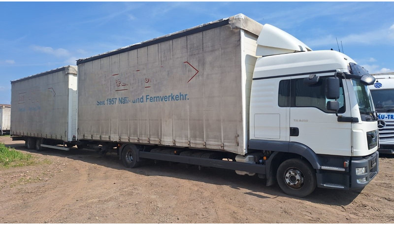MAN TGL 8.250 Jumbo mit Anh - Тентованный грузовик: фото 2 MAN TGL 8.250 Jumbo mit Anh - Тентованный грузовик: фото 2