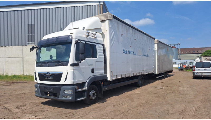 MAN TGL 8.250 Jumbo mit Anh - Тентованный грузовик: фото 1 MAN TGL 8.250 Jumbo mit Anh - Тентованный грузовик: фото 1