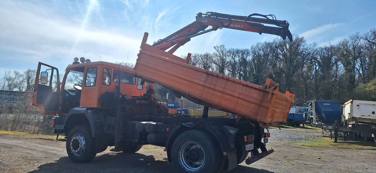 MAN TGM 18.240PS 4x4 3.S-Kipper mit Kran - Самосвал, Автоманипулятор: фото 4 MAN TGM 18.240PS 4x4 3.S-Kipper mit Kran - Самосвал, Автоманипулятор: фото 4