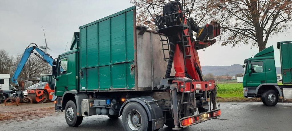 Самосвал, Автоманипулятор Mercedes-Benz 1841K 4x2 Actros Kipper mit Kran+Greifer: фото 6