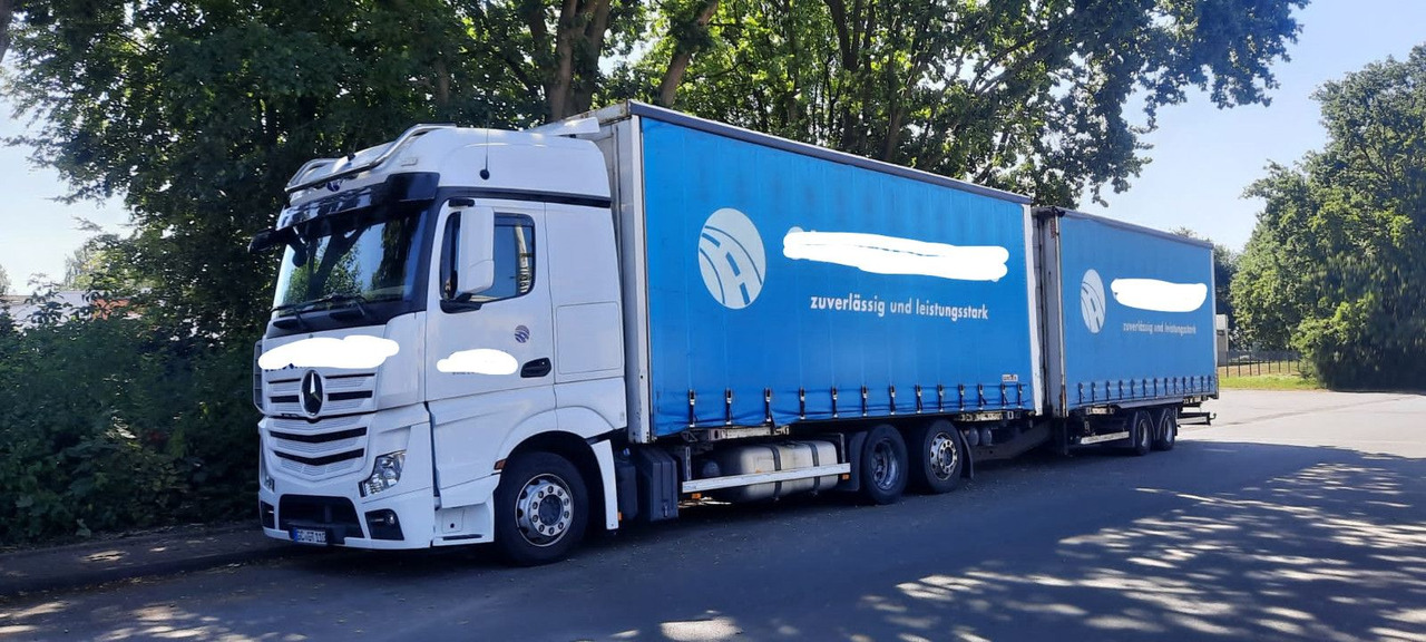 Mercedes-Benz 2642 Jumbozug Mit Hänger - Тентованный грузовик: фото 4 Mercedes-Benz 2642 Jumbozug Mit Hänger - Тентованный грузовик: фото 4