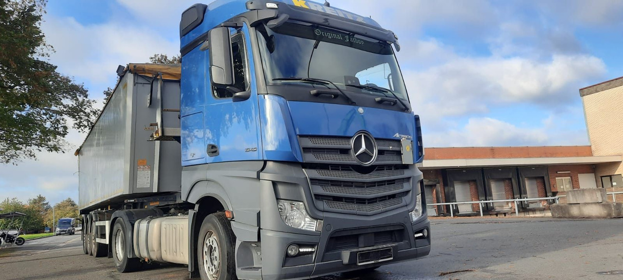 Mercedes-Benz Actros 1843LS 4x2 G.Haus/Hochdach Kipphyd./2-Kre - Тягач: фото 1 Mercedes-Benz Actros 1843LS 4x2 G.Haus/Hochdach Kipphyd./2-Kre - Тягач: фото 1