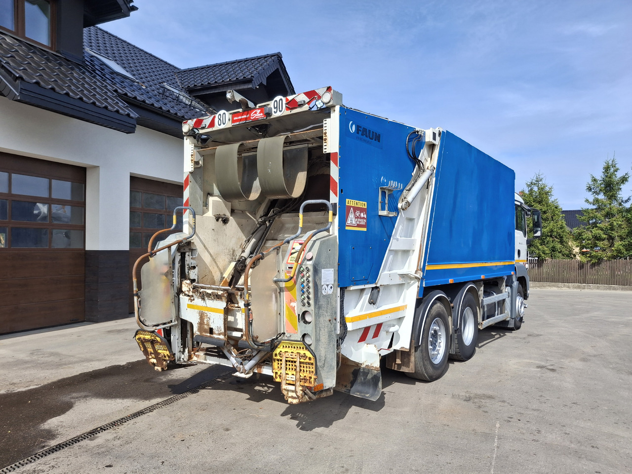 MAN MAN TGS 28.360 Śmieciarka Müllwagen Garbage Truck FAUN 3 Osie - Мусоровоз: фото 5 MAN MAN TGS 28.360 Śmieciarka Müllwagen Garbage Truck FAUN 3 Osie - Мусоровоз: фото 5
