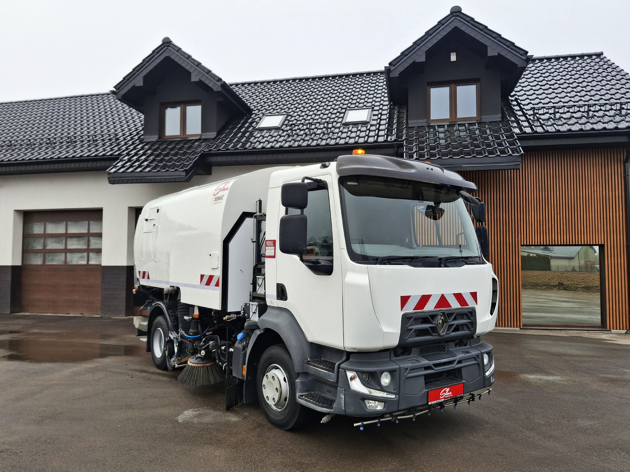 RENAULT D12 Zamiatarka Kehrmaschine SEMAT Zoeller Faun Karcher Euro 6 PM10 L/R 2017r - Подметально-уборочная машина: фото 1 RENAULT D12 Zamiatarka Kehrmaschine SEMAT Zoeller Faun Karcher Euro 6 PM10 L/R 2017r - Подметально-уборочная машина: фото 1