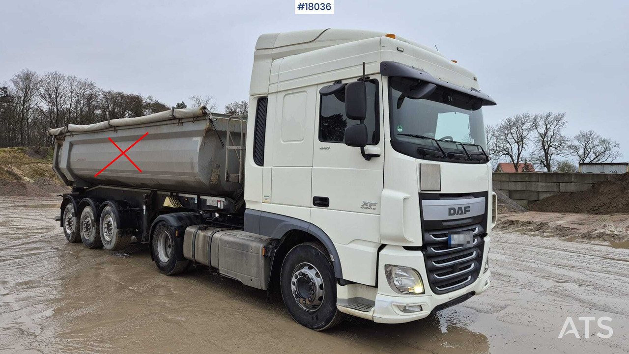 Тягач DAF XF 440 FT tractor unit (2017) Tipping hydraulics.: фото 11