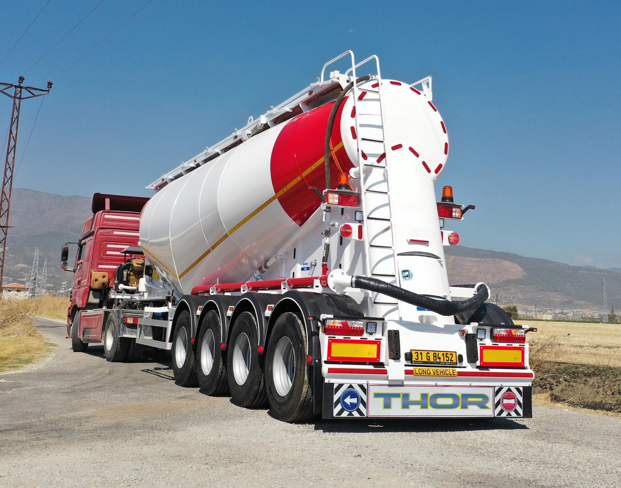 THOR THR-CB-4-45-D - Полуприцеп цистерна для сыпучих грузов: фото 4 THOR THR-CB-4-45-D - Полуприцеп цистерна для сыпучих грузов: фото 4