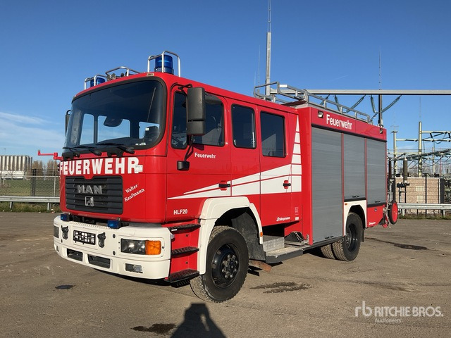 2001 MAN M34 4x4 Crew Cab Fire Truck - Пожарная машина: фото 1 2001 MAN M34 4x4 Crew Cab Fire Truck - Пожарная машина: фото 1