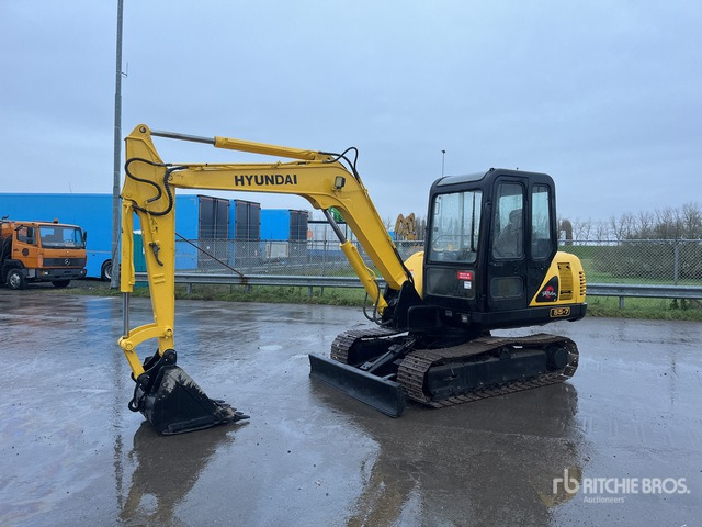 2012 Hyundai R55-7 Mini Excavator: <6.6t - Мини-экскаватор: фото 1 2012 Hyundai R55-7 Mini Excavator: <6.6t - Мини-экскаватор: фото 1