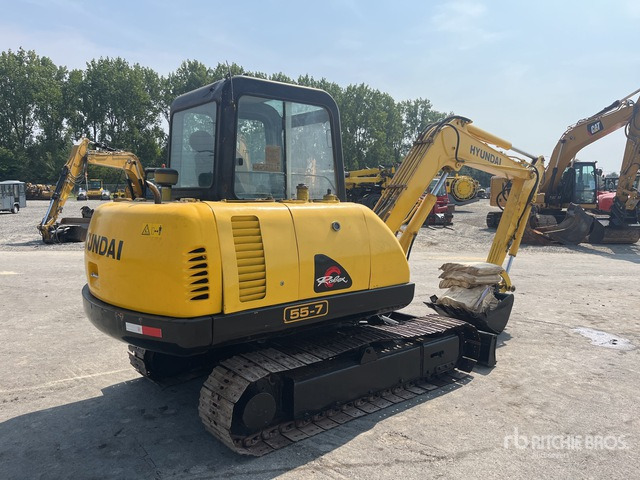 2013 Hyundai R55-7 Mini Excavator: <6.6t - Мини-экскаватор: фото 3 2013 Hyundai R55-7 Mini Excavator: <6.6t - Мини-экскаватор: фото 3