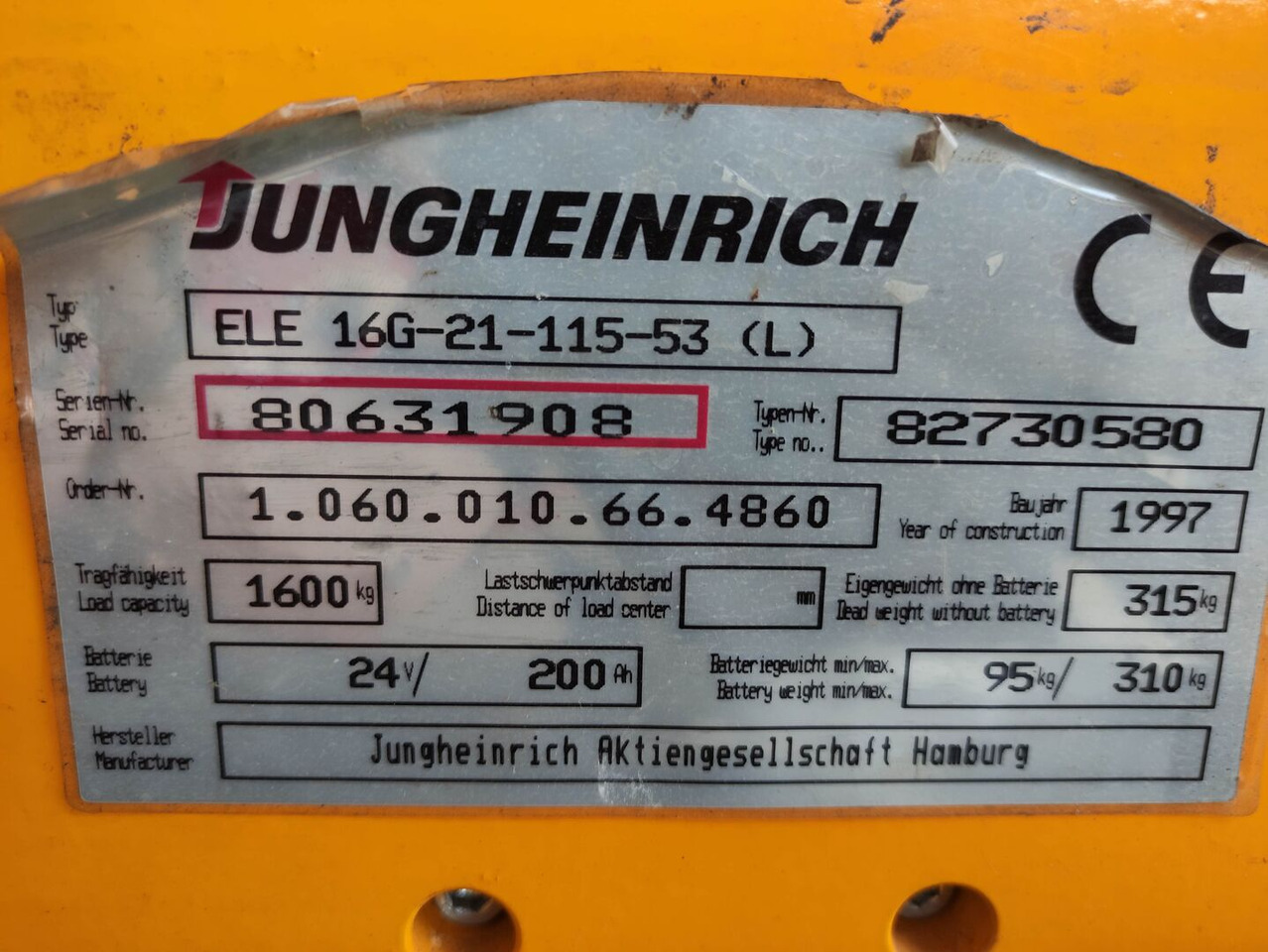 Jungheinrich ELE16G - Тележка: фото 5 Jungheinrich ELE16G - Тележка: фото 5