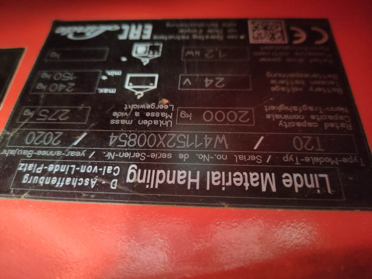 Linde T20-1152 (KDD, UVV und Lack NEU) - Тележка: фото 5 Linde T20-1152 (KDD, UVV und Lack NEU) - Тележка: фото 5