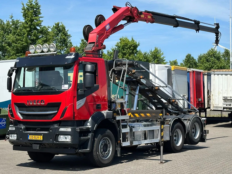Iveco Stralis 400 6x2 HMF 1720 K3 Kraan Met 24T HTS Kabel Systeem / Rotator / Euro 6 - Тросовый мультилифт, Автоманипулятор: фото 1 Iveco Stralis 400 6x2 HMF 1720 K3 Kraan Met 24T HTS Kabel Systeem / Rotator / Euro 6 - Тросовый мультилифт, Автоманипулятор: фото 1