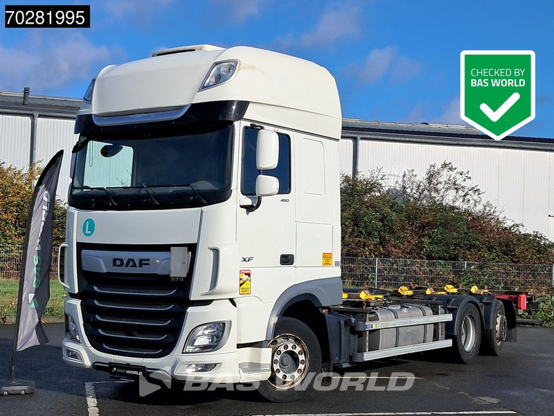 DAF XF 480 6X2 BDF SSC Retarder Lift-Steering Axle Standklima ACC Euro 6 - Грузовик-контейнеровоз/ Сменный кузов: фото 1 DAF XF 480 6X2 BDF SSC Retarder Lift-Steering Axle Standklima ACC Euro 6 - Грузовик-контейнеровоз/ Сменный кузов: фото 1