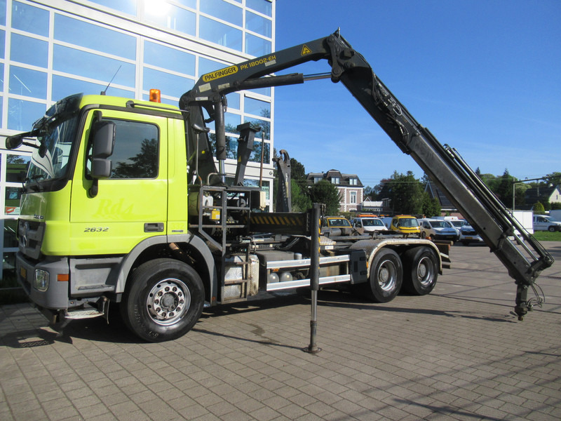 Mercedes-Benz Actros 2632 6X4 Steel + Palfinger PK18002-EH + 20T Haak Hook Haken - Грузовик-контейнеровоз/ Сменный кузов, Автоманипулятор: фото 2 Mercedes-Benz Actros 2632 6X4 Steel + Palfinger PK18002-EH + 20T Haak Hook Haken - Грузовик-контейнеровоз/ Сменный кузов, Автоманипулятор: фото 2