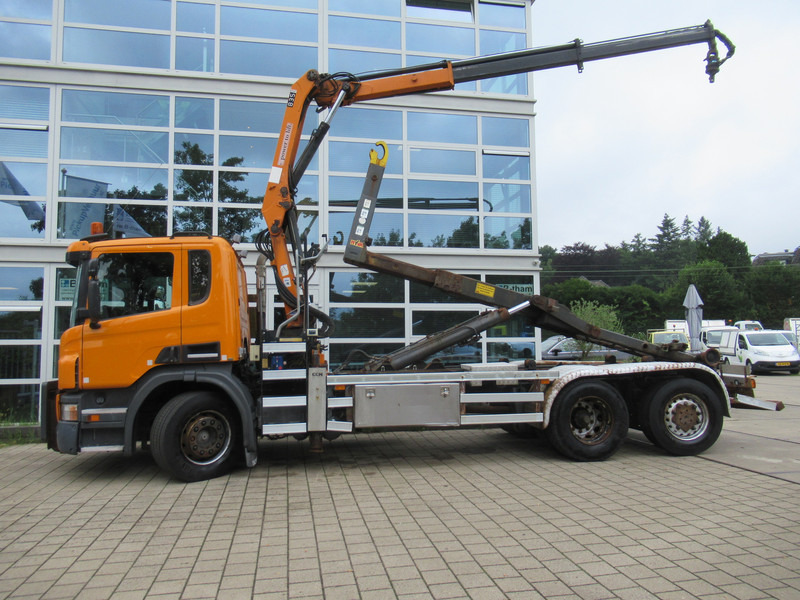 Scania P 320 B 6x2*4 + HMF 835 + HYVA Haakarm - Крюковой мультилифт, Автоманипулятор: фото 3 Scania P 320 B 6x2*4 + HMF 835 + HYVA Haakarm - Крюковой мультилифт, Автоманипулятор: фото 3