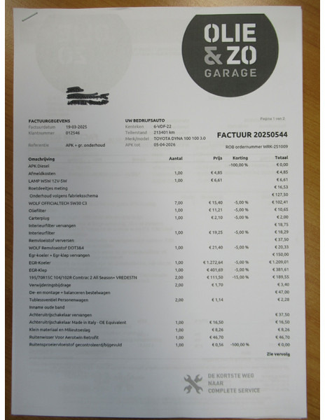 Малотоннажный самосвал Toyota Dyna 100 3.0 D-4D 80KW Comfort Veegvuilkipper Tipper: фото 13