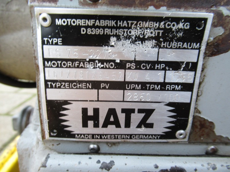 Wacker - Hatz DPS Trilplaat ES 75-2275, 4,1KW - Виброплита: фото 4 Wacker - Hatz DPS Trilplaat ES 75-2275, 4,1KW - Виброплита: фото 4
