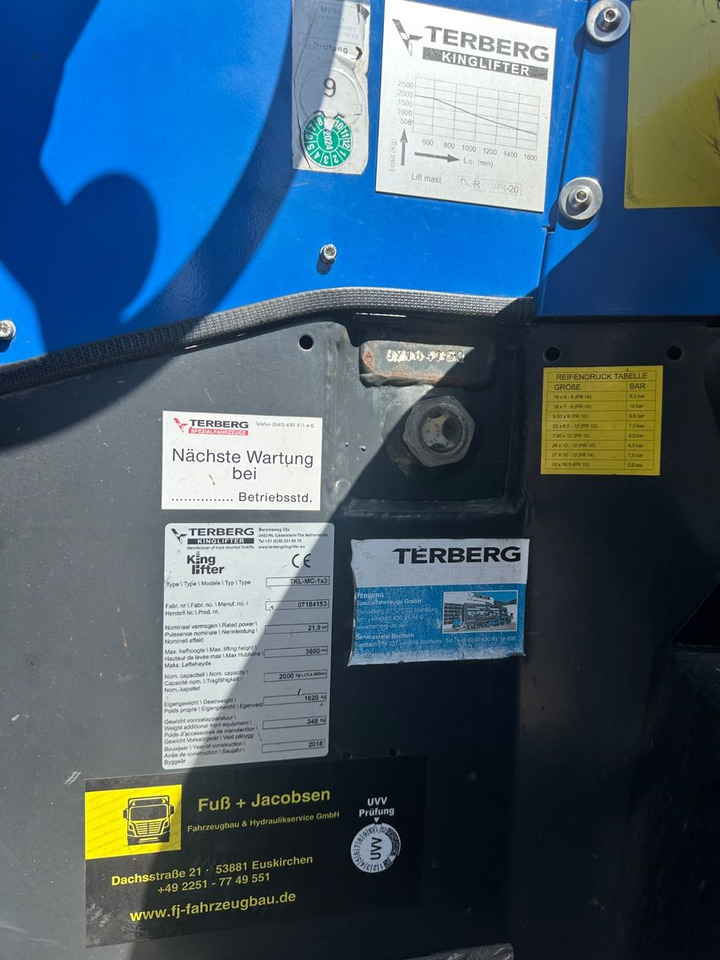 Дизельный погрузчик Terberg TKL-M 1x3 Kinglifter Mitnahmestapler*TOP: фото 11