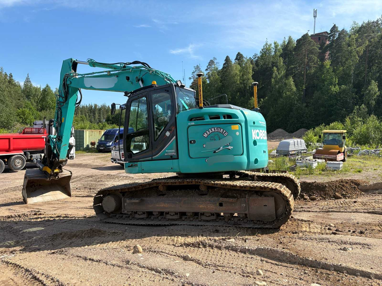 Гусеничный экскаватор Crawler excavator Kobelco SK 230 SR LC-3 + 3D machine control system: фото 12