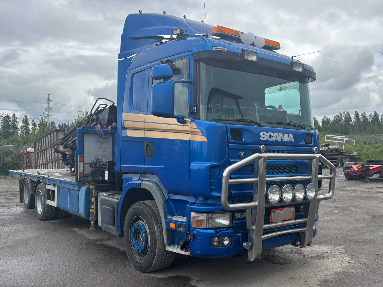 Truck Scania R 164 460 + crane PM 35.5 SP - Грузовик бортовой/ Платформа, Автоманипулятор: фото 3 Truck Scania R 164 460 + crane PM 35.5 SP - Грузовик бортовой/ Платформа, Автоманипулятор: фото 3