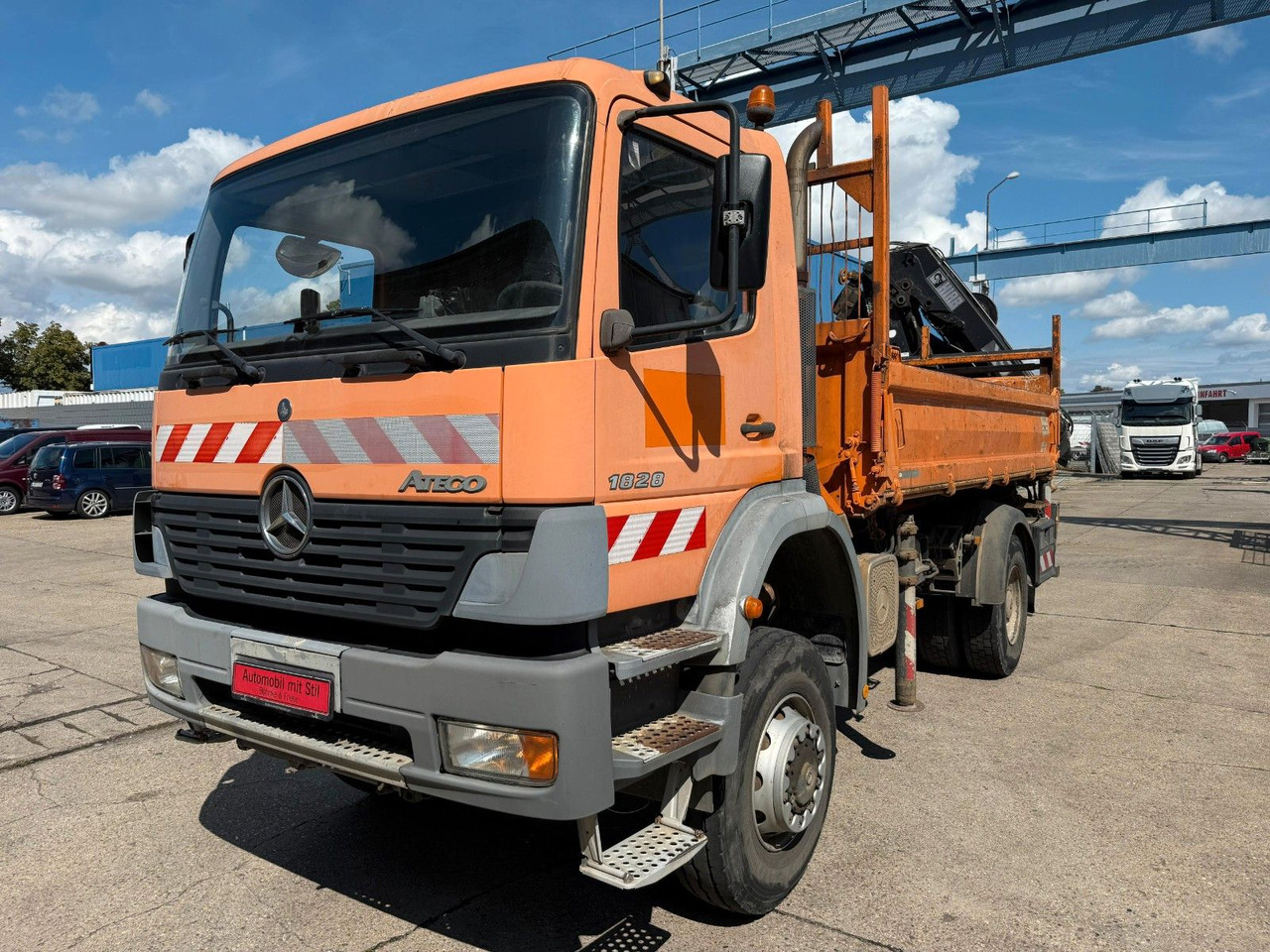 Mercedes-Benz ATEGO 1828 4X4 MEILER + HIAB KRAN 144 FS-3 - Самосвал, Автоманипулятор: фото 5 Mercedes-Benz ATEGO 1828 4X4 MEILER + HIAB KRAN 144 FS-3 - Самосвал, Автоманипулятор: фото 5