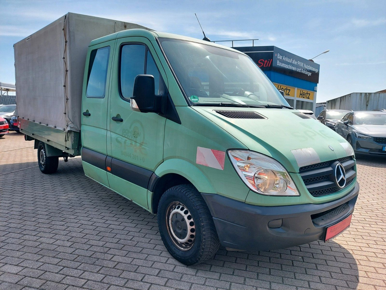 Mercedes-Benz Sprinter II Pritsche/DoKa 313 CDI KLIMA 7 SITZE - Тентованный фургон, Грузопассажирский фургон: фото 1 Mercedes-Benz Sprinter II Pritsche/DoKa 313 CDI KLIMA 7 SITZE - Тентованный фургон, Грузопассажирский фургон: фото 1