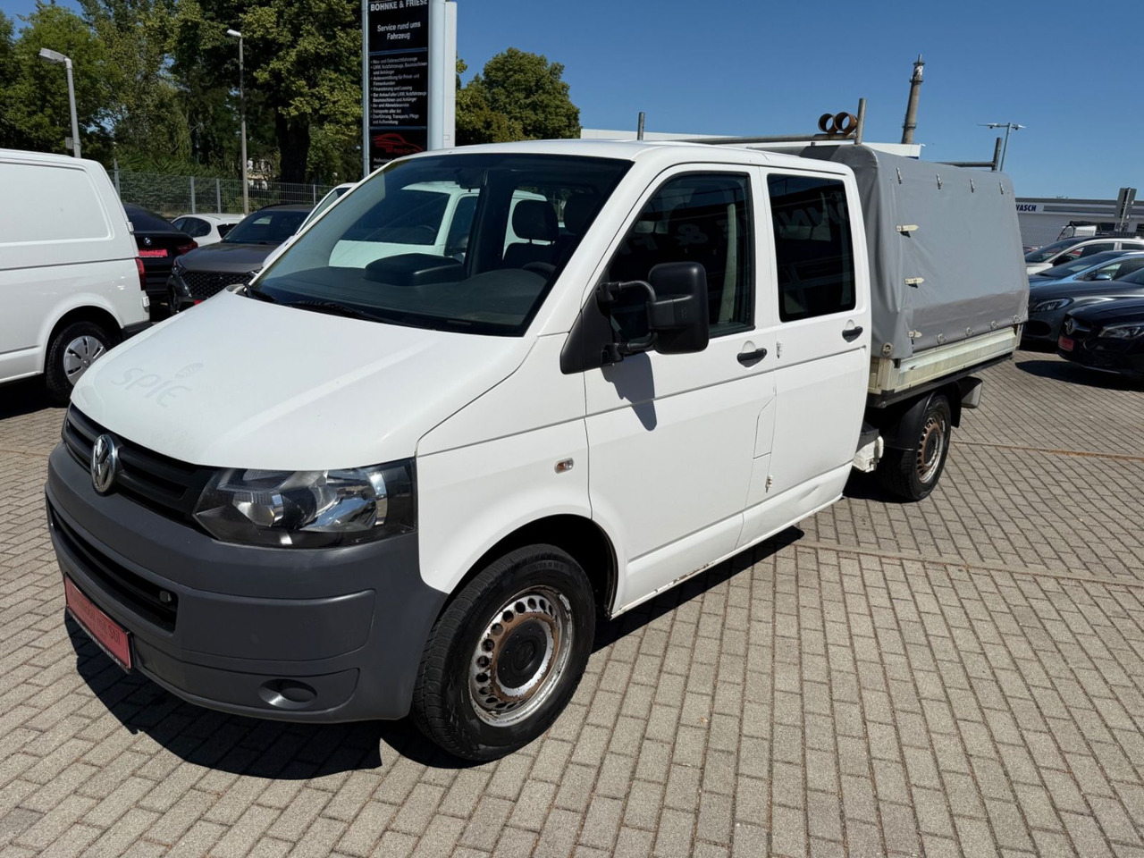 Тентованный фургон, Грузопассажирский фургон Volkswagen T5 Transporter Pritsche DoKA 4Motion 4x4 Klima: фото 6