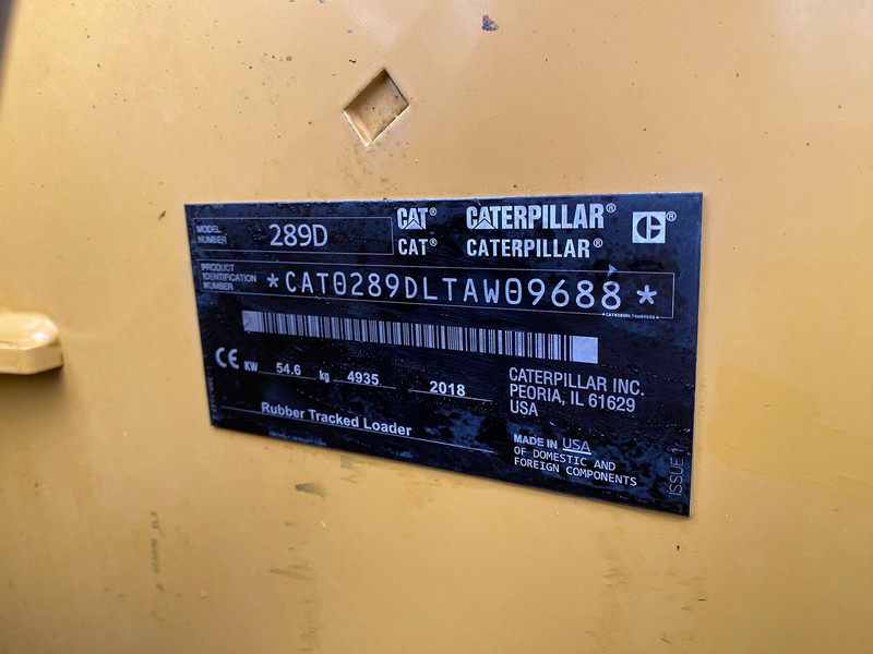 Caterpillar 289D NVT - Мини-погрузчик с бортовым поворотом: фото 3 Caterpillar 289D NVT - Мини-погрузчик с бортовым поворотом: фото 3