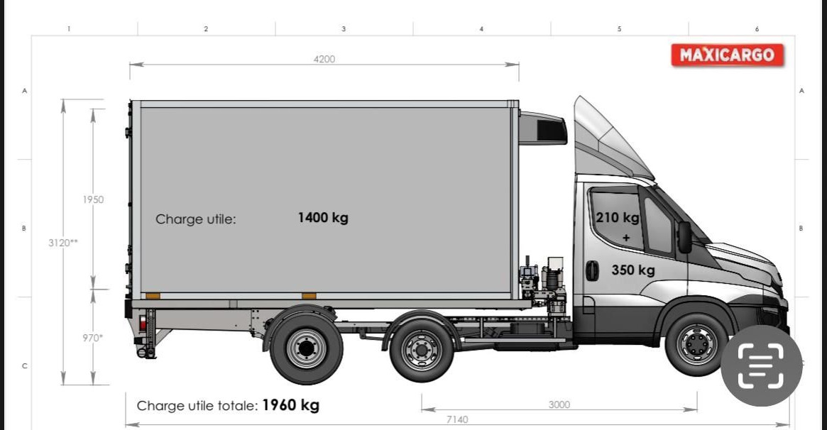 Iveco Daily 35C18 MAXICARGO Kühlkoffer/CARRIER/AC/EU6 - Фургон-рефрижератор: фото 5 Iveco Daily 35C18 MAXICARGO Kühlkoffer/CARRIER/AC/EU6 - Фургон-рефрижератор: фото 5