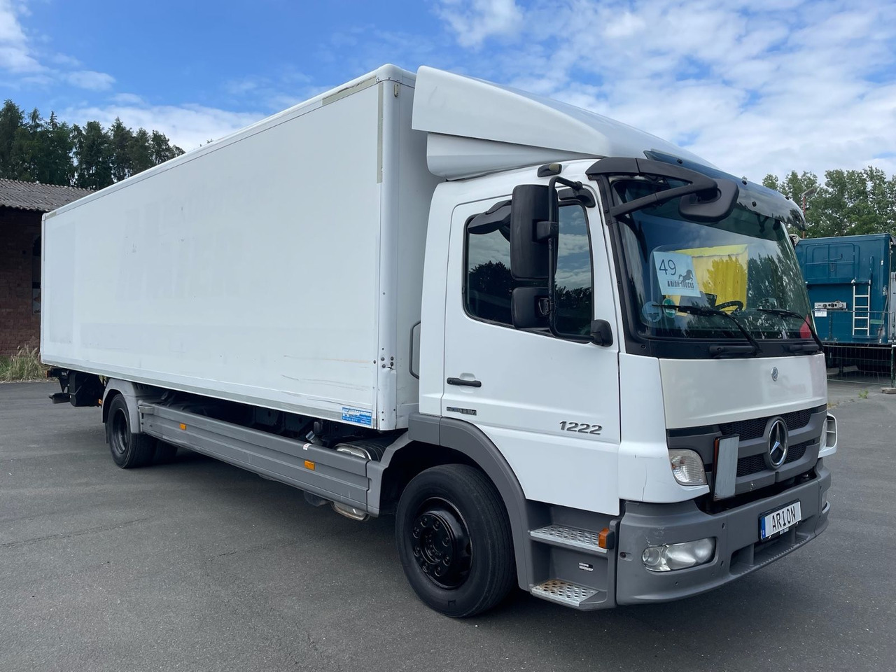 Mercedes-Benz Atego 2 1222 4x2 Koffer/LBW/DAUTEL/8,25m/AC/EU5 - Грузовик с закрытым кузовом: фото 1 Mercedes-Benz Atego 2 1222 4x2 Koffer/LBW/DAUTEL/8,25m/AC/EU5 - Грузовик с закрытым кузовом: фото 1