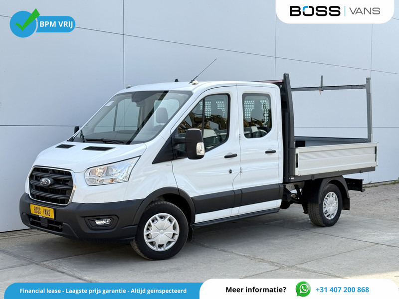 Ford Transit 350 2.0 TDCI 130PK L3H1 DC Trend Open Laadbak Pritische 6 zitplaatsen Airco Cruise Control - Малотоннажный бортовой грузовик, Грузопассажирский фургон: фото 1 Ford Transit 350 2.0 TDCI 130PK L3H1 DC Trend Open Laadbak Pritische 6 zitplaatsen Airco Cruise Control - Малотоннажный бортовой грузовик, Грузопассажирский фургон: фото 1