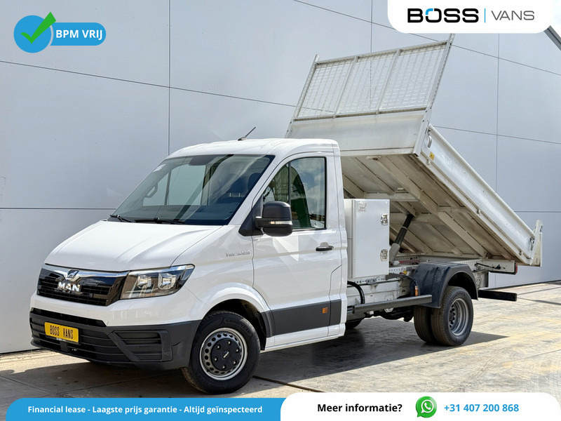 MAN TGE 5.120 2.0 TDI Kipper Dubbellucht Carplay Trekhaak Airco Camera Navigatie Benne Tipper - Малотоннажный самосвал: фото 1 MAN TGE 5.120 2.0 TDI Kipper Dubbellucht Carplay Trekhaak Airco Camera Navigatie Benne Tipper - Малотоннажный самосвал: фото 1