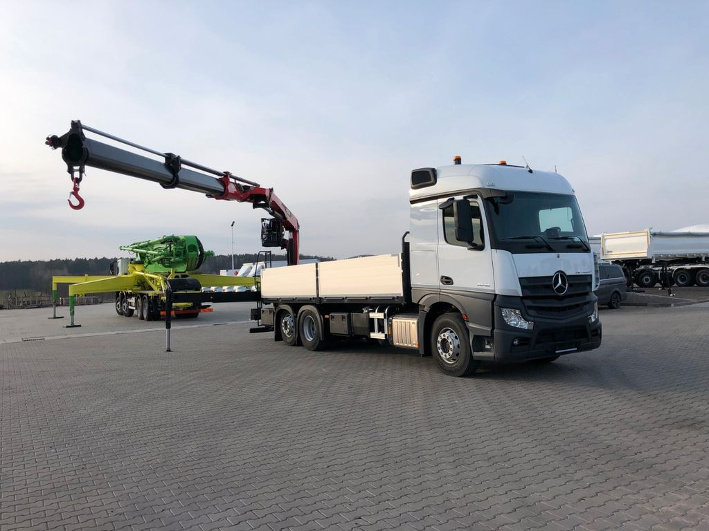 Новый Грузовик бортовой/ Платформа, Автоманипулятор Mercedes-Benz ACTROS F 2646 PALFINGER PK 20.501 L: фото 7