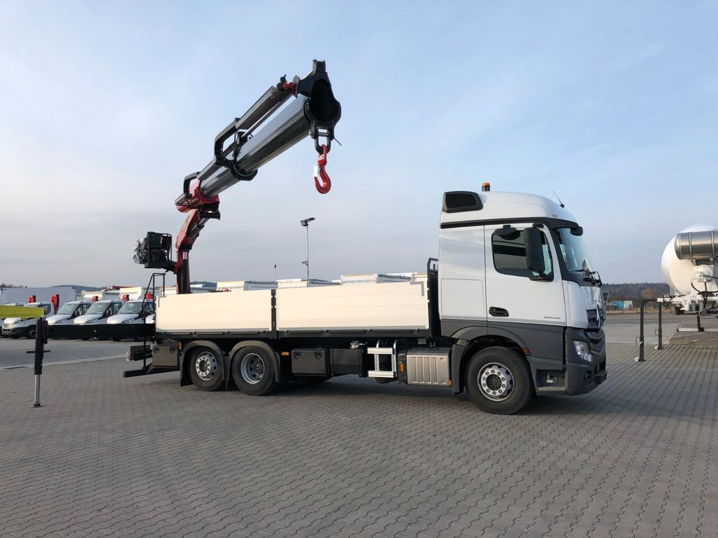 Новый Грузовик бортовой/ Платформа, Автоманипулятор Mercedes-Benz ACTROS F 2646 PALFINGER PK 20.501 L: фото 10