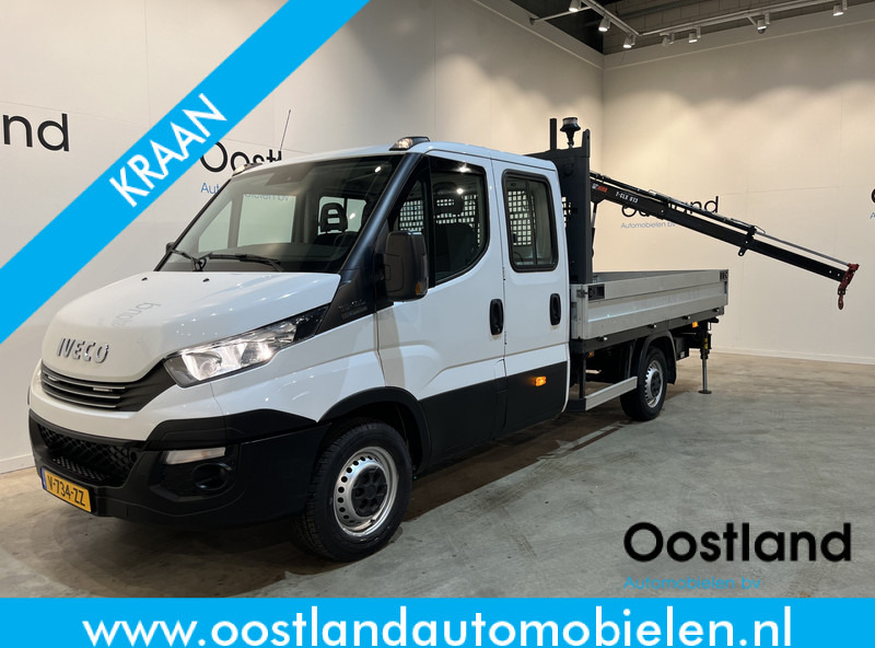 Iveco Daily 35S18D 3.0 375 Automaat Open Laadbak / Hiab Kraan / Euro 6 / Trekhaak 3500 KG / Airco / Camera / Navigatie / 3-Zits / 67.000 KM !! - Малотоннажный бортовой грузовик: фото 1 Iveco Daily 35S18D 3.0 375 Automaat Open Laadbak / Hiab Kraan / Euro 6 / Trekhaak 3500 KG / Airco / Camera / Navigatie / 3-Zits / 67.000 KM !! - Малотоннажный бортовой грузовик: фото 1