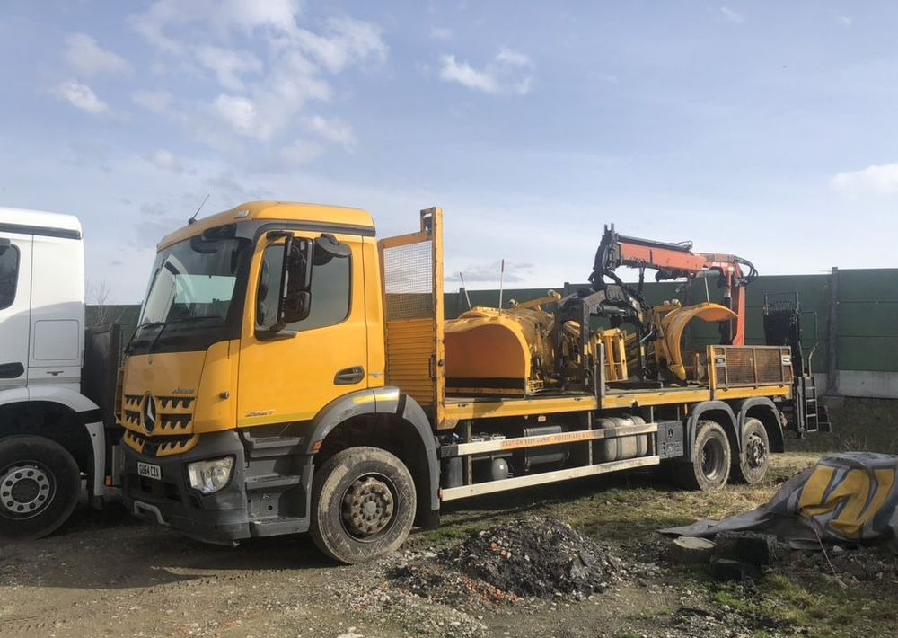 Mercedes-Benz Arocs 2527 6x2 HDS atlas 105.2-2AL skrzynia - Грузовик бортовой/ Платформа: фото 2 Mercedes-Benz Arocs 2527 6x2 HDS atlas 105.2-2AL skrzynia - Грузовик бортовой/ Платформа: фото 2