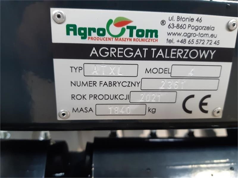 Agro - TOM XL 4 meter hd modellen  - Дисковая борона: фото 3 Agro - TOM XL 4 meter hd modellen  - Дисковая борона: фото 3