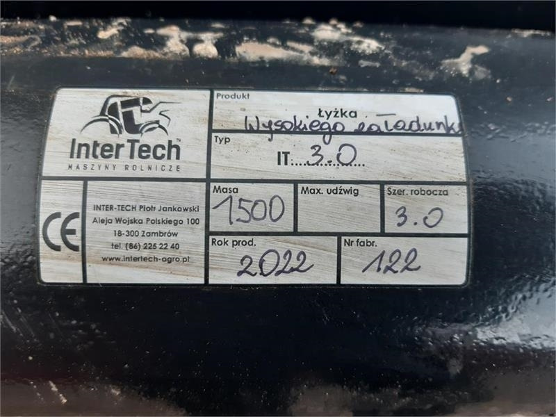 Inter-Tech højtipskovl inter-tech 3 meters - Сельскохозяйственная техника: фото 4 Inter-Tech højtipskovl inter-tech 3 meters - Сельскохозяйственная техника: фото 4